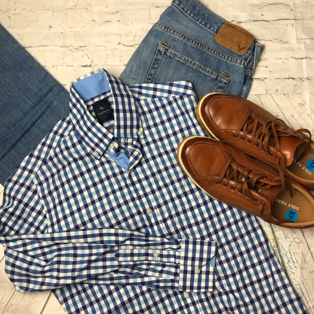 1930 Tailorbyrd Collection Button Up Slim Fit S
